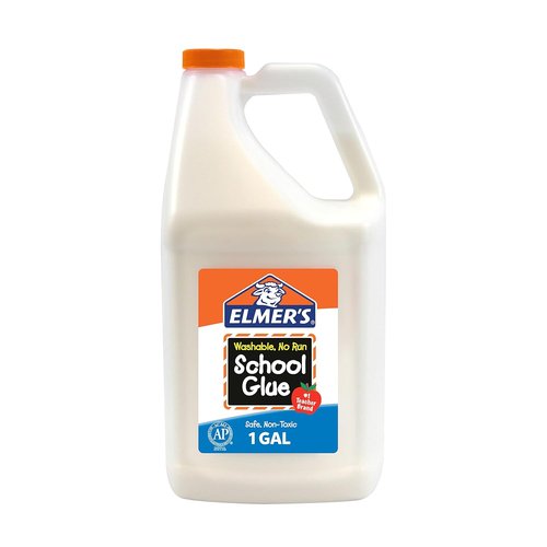 Elmer's White Liquid School Glue - Safe & Washable 1 Gallon | Ideal for Arts & Crafts Projects