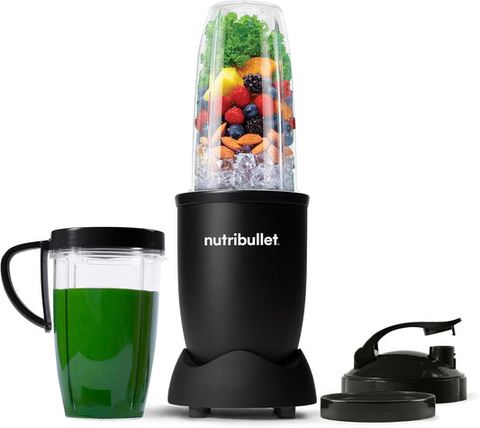 Nutribullet Pro Nutrient Extractor - 900W Power for Smoothies & Juices | Matte Black Finish