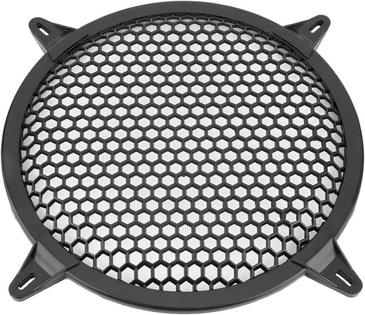 10in KIMISS Speaker Grill Cover, Circular Speaker Cover, SubWoofer Plastic Mesh Cover, Car Audio Cover Guard Woofer