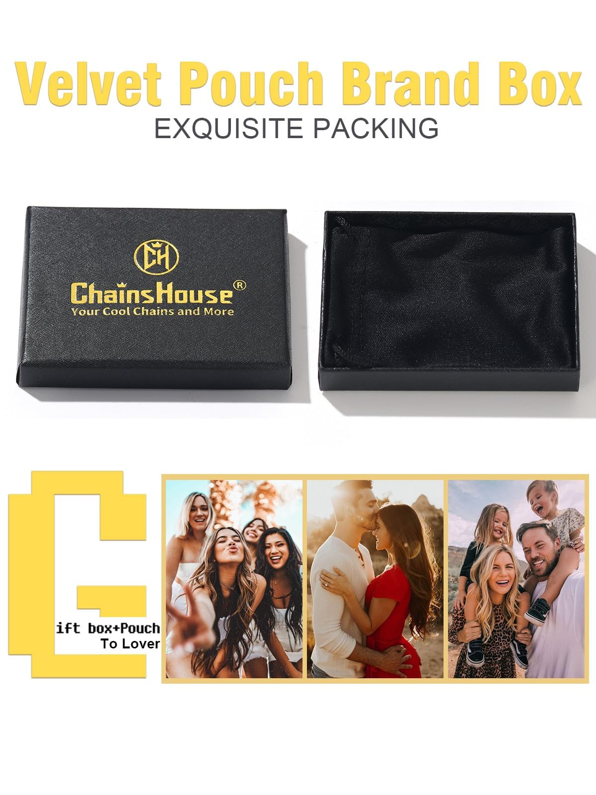 ChainsHouse Personalized Signet Rings Stainless Steel Biker Ring for Men Women, Solid Polished Statement Hip Hop Custom Thumb Ring, Size 9
