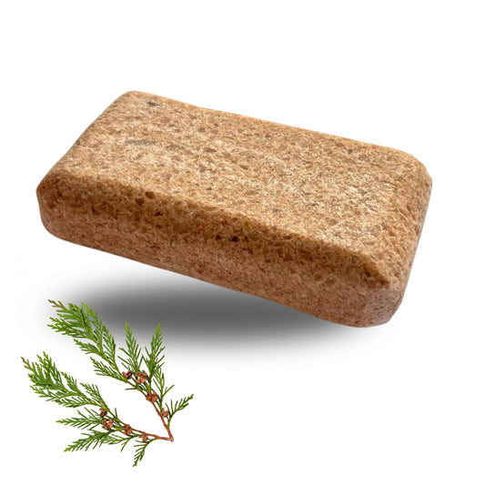 Cedar Aroma Sauna Salt Block – Natural Rock Salt Infused with Cedar Essential Oil for Steam Room & Sauna – Reusable Aromatherapy Stone for Relaxation & Air Purification