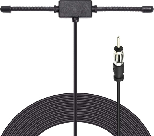 BINGFU Tuner,10 Universal Car Stereo AM FM Dipole Antenna,Hidden Adhesive Mount AM FM Radio Antenna for Vehicle Car