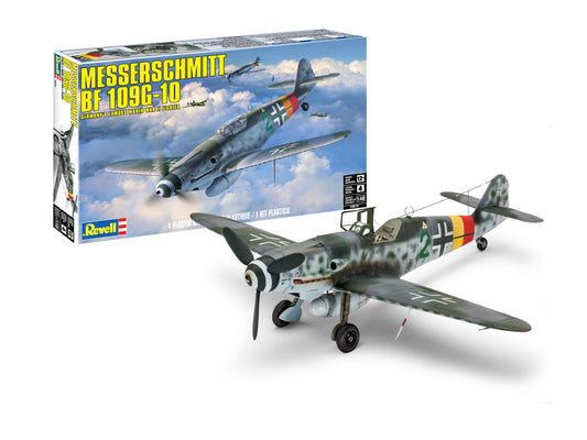 Revell 15873 Messerschmitt BF 109G-10 1:48 Scale 40-Piece Skill Level 4 Model Airplane Building Kit