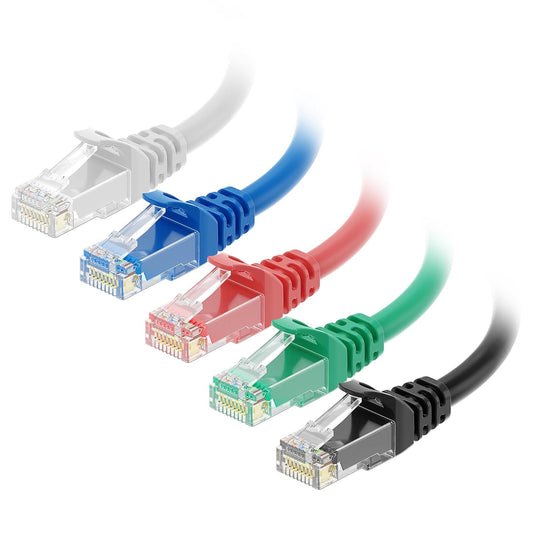 10Gbps 5-Color 6 5ft, 6 Cat6 Cable Matters Combo Snagless Cat Ethernet Cable - Cat Cable, Cord, Ethernet Cord