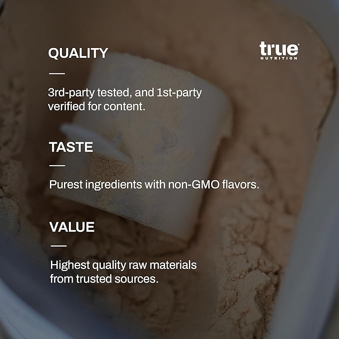 True Nutrition Whey Protein Isolate Cold-Filtration - 100% Whey Protein Powder - 27g Protein per Serving - Mixes Easily and Tastes Great - Third Party Tested - Chocolate - 2lb…