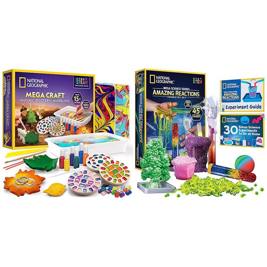 NATIONAL GEOGRAPHIC Arts, Crafts and Chemistry Kit for Kids