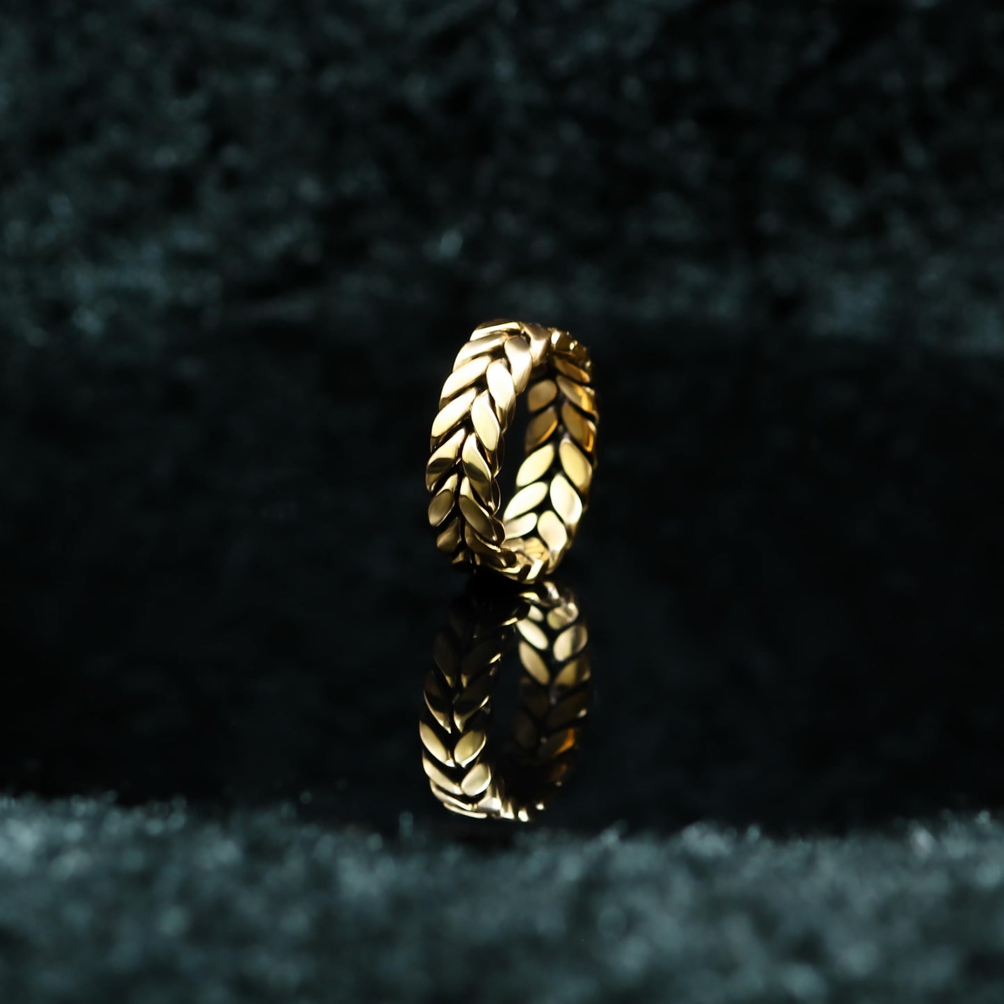 Krishnaa Jewels Pure Copper Braided Twist Eternity HandCrafted Ring Gift Jewelry for Men and Women (14.5)