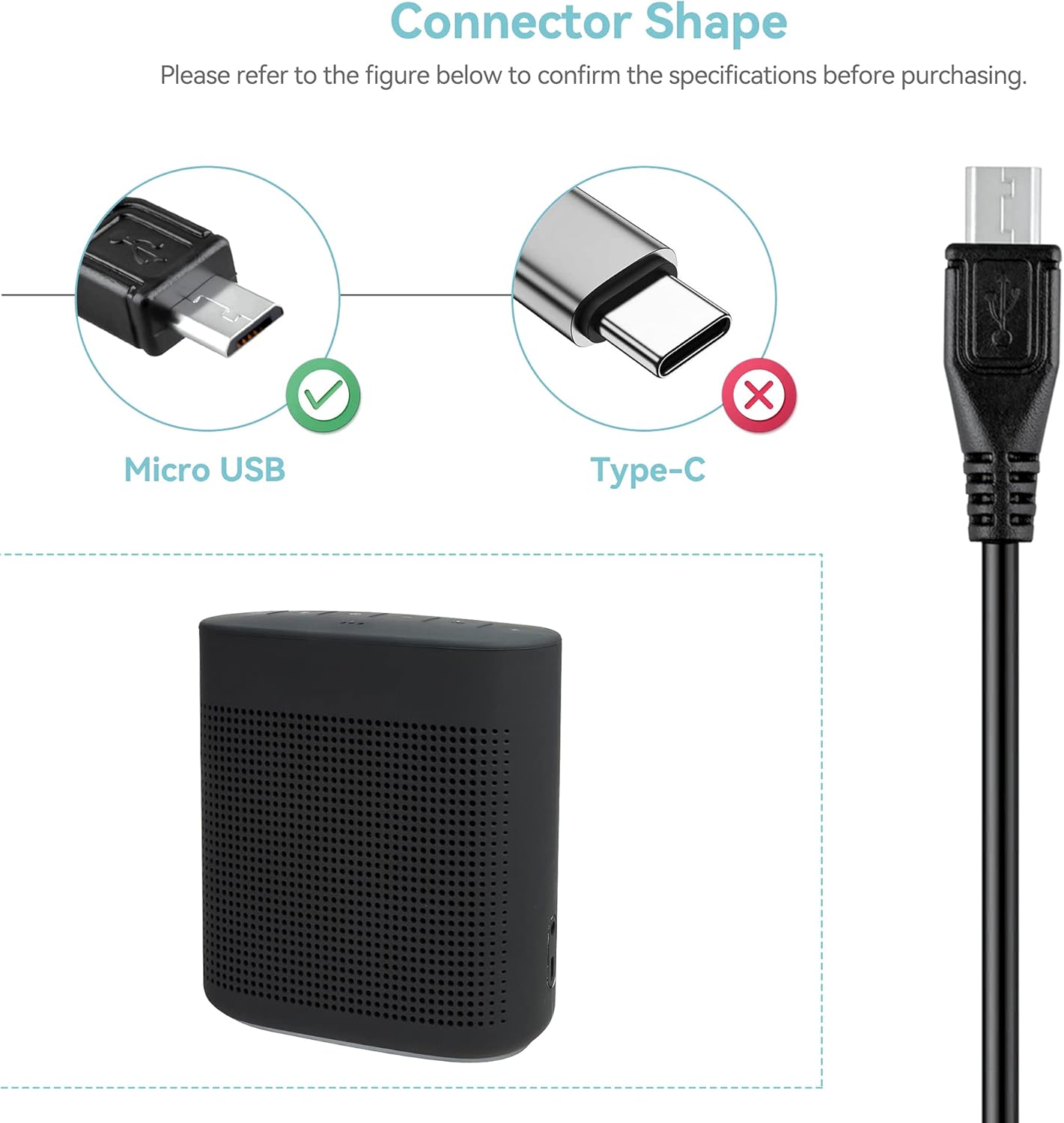 (6FT) Digital2 MP3 D2-430 USB DC Power Charger + Data Cable Cord Lead for Media Player