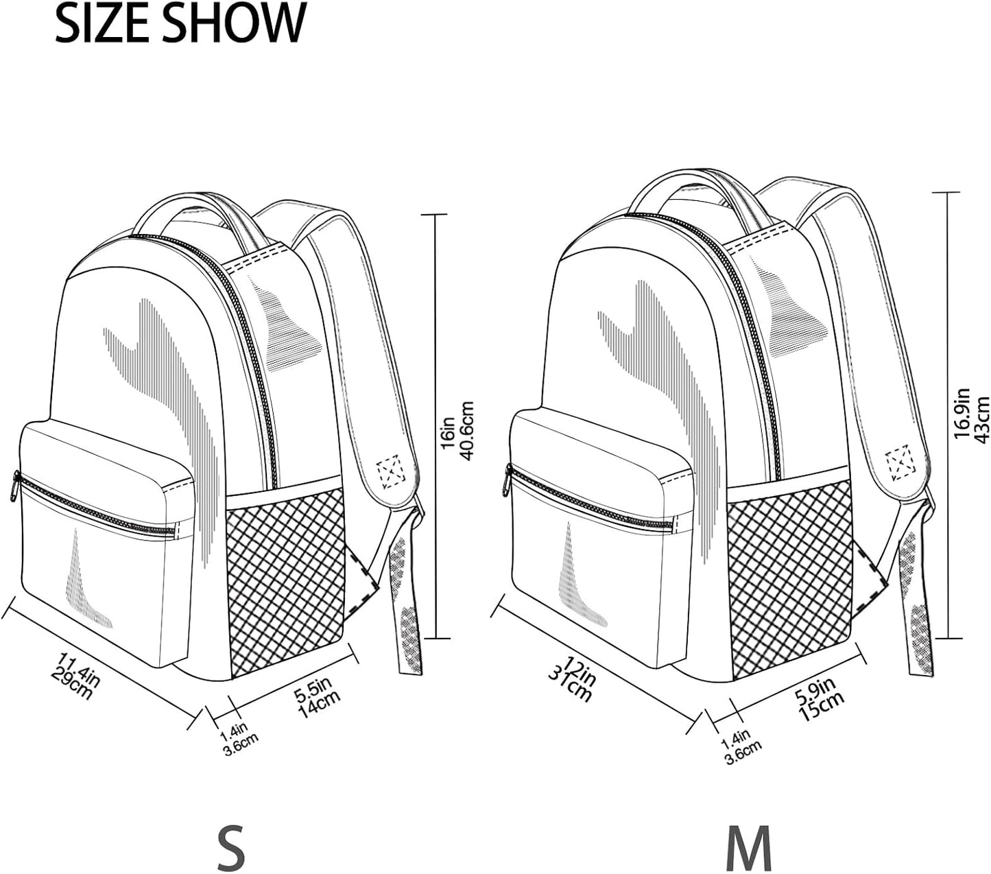 Krafig Backpacks Backpack Daypack Lobsters Lemons Leaves Boys Girls Kids School Bookbag, School Bag Travel