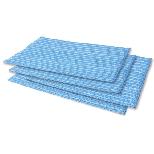 HAAN RMF-4X Ultra-Clean Pads, Ultra-Microfiber Steam Cleaning Pads for All HAAN FS, SI and MS Series Steamers; 4 Pack