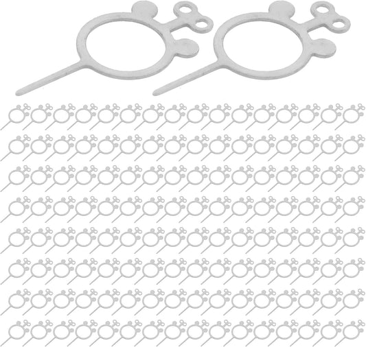 400pcs Set Sim Card Ejector Pin and Sim Card Removal Tool for Smartphones and Tablets Stainless Steel Mobile Phone