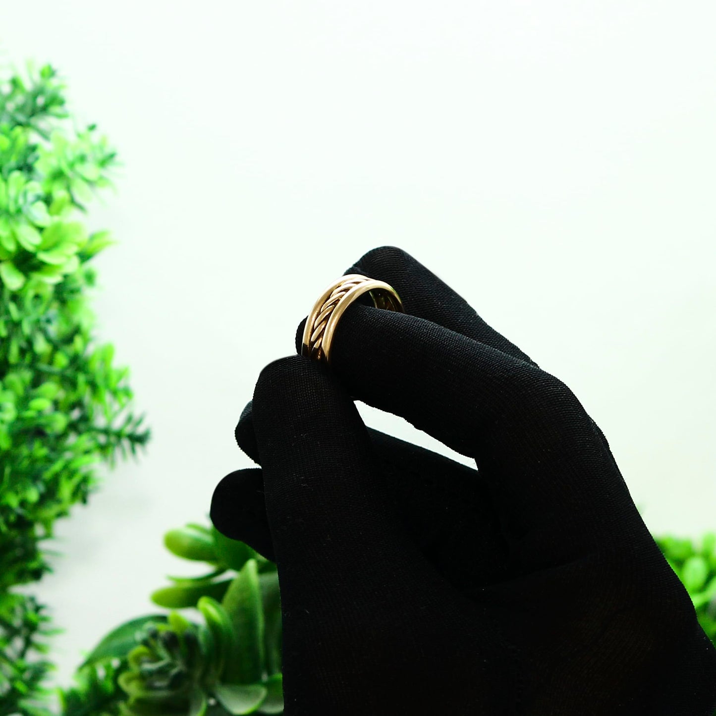 Krishnaa Jewels Pure Copper Classic HandCrafted Band Ring Gift Jewelry for Men and Women (10.5)