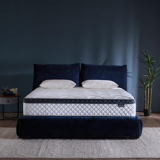 Skiennix Queen Size Mattress - 12 Inch Hybrid Design with Pocket Springs | Ergonomic Medium Firm Support