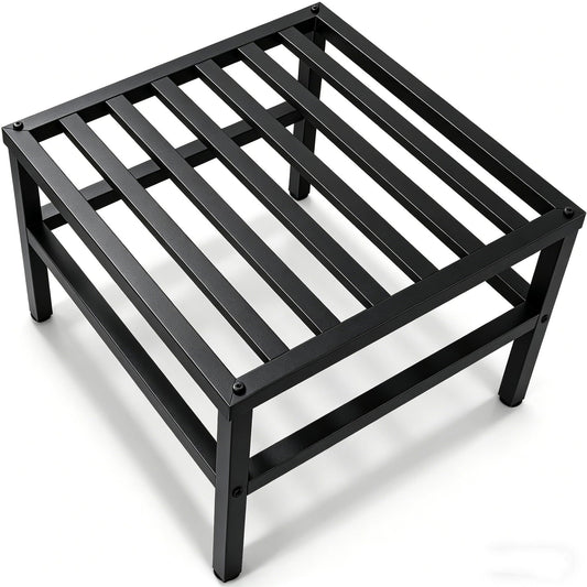 LLAXERGU Plant Stand Outdoor Indoor, 20 Inch Large Metal Plant Stand Outdoor Heavy Duty Plant Stands Flower Pot Stand Wrought Iron Pedestal Stand for Garden Patio Living Room