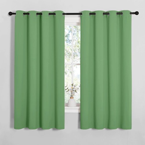 NICETOWN Blackout Curtains - Forest Green Thermal Insulated Drapes | 68" Length, 55" Wide, 2 Panels