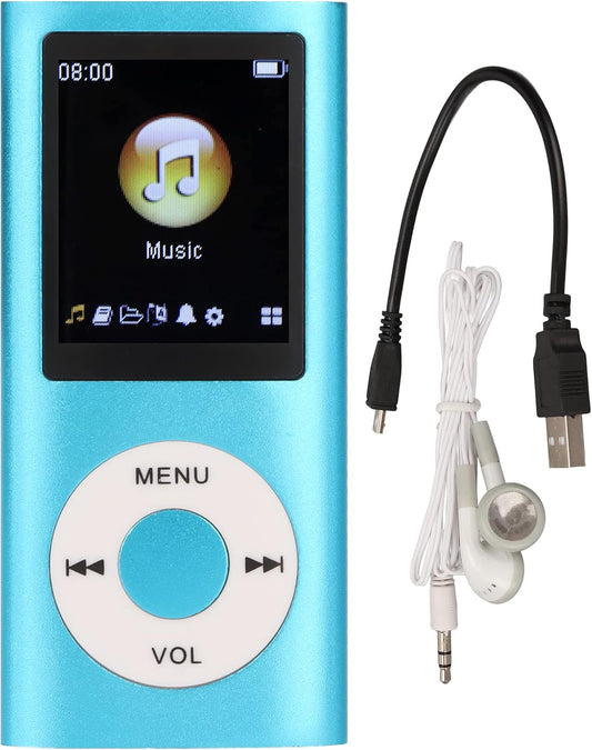 Yosoo Health Gear MP3 1.8 Inch 64G Player, Lossless Sound Slim LCD Music Player, Supports TF Card, Aluminum Alloy