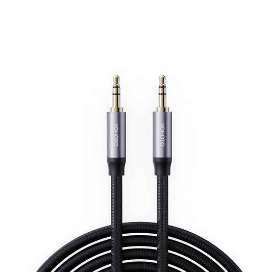 YOHOTO (4FT) AUX3.5mm Audio Cable Nylon Braided Aux Cord Male to Male Stereo Hi-Fi Sound Auxiliary Audio Cable