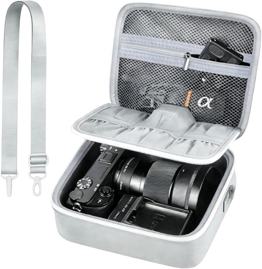 ZV-E10 a6400/ a6700/ a6100/ a6000/ a6600/ a6500 casmilee Camera Case for Sony Alpha Alpha Mirrorless Digital Camera