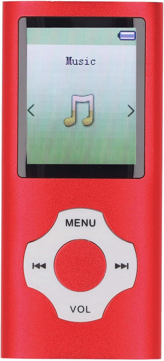 Yunseity MP3 5.0 MP4 1.8in Player, Bluetooth Player with Color Screen, Portable HiFi Sound Music Player Built in HD