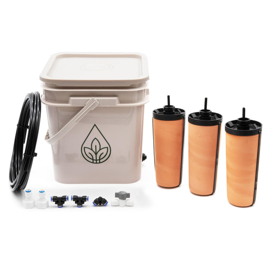 Thirsty Earth: CottaCup Automatic Olla Watering System for Your Garden (3 Cup Kit)