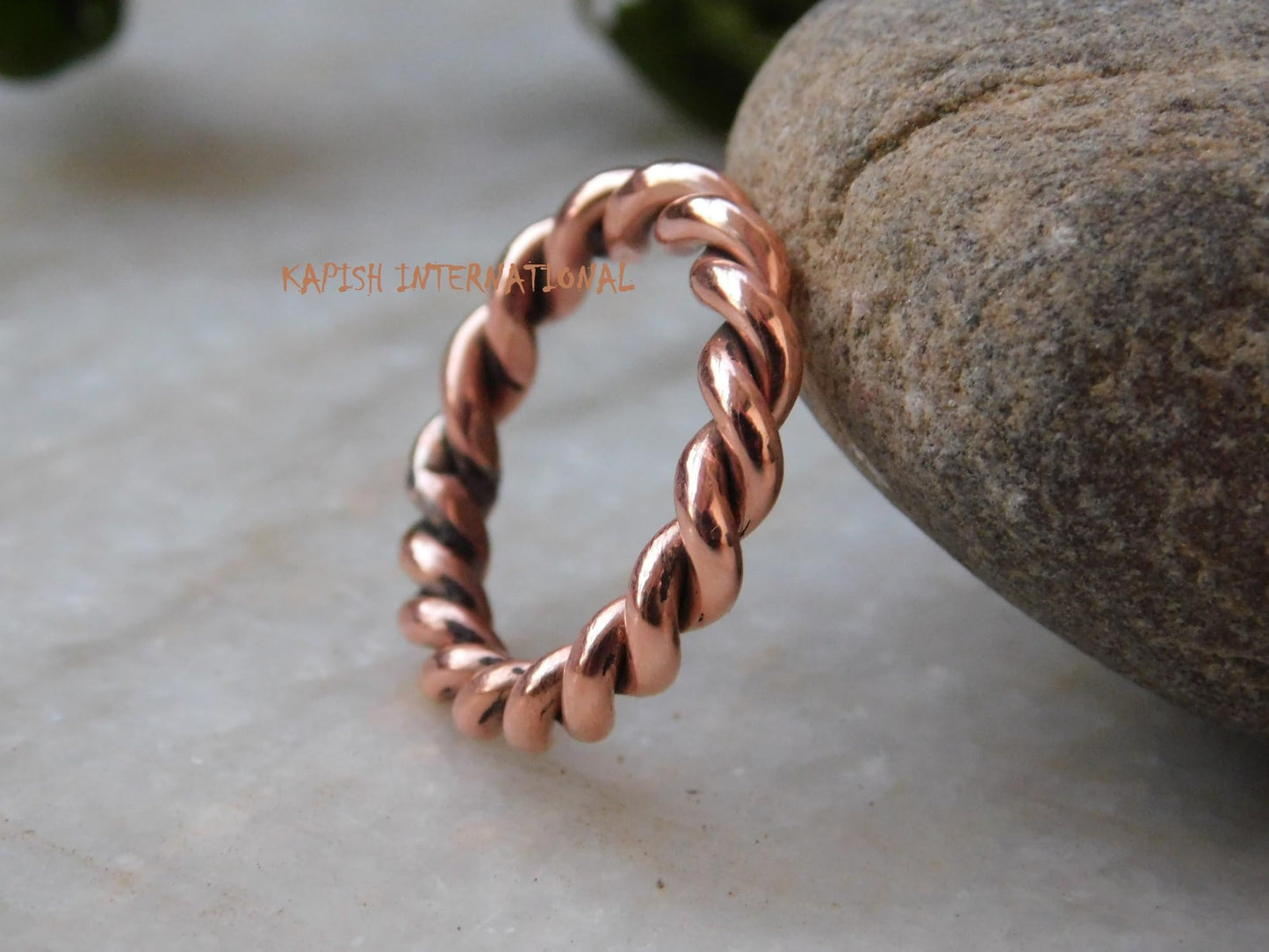 Pure copper tensor rings twisted, Simple ring, Tensor Rings Twist Ring Jewelry, Solid Copper Twisted ring for Men and Women, Jewelry for Unisex, (10)