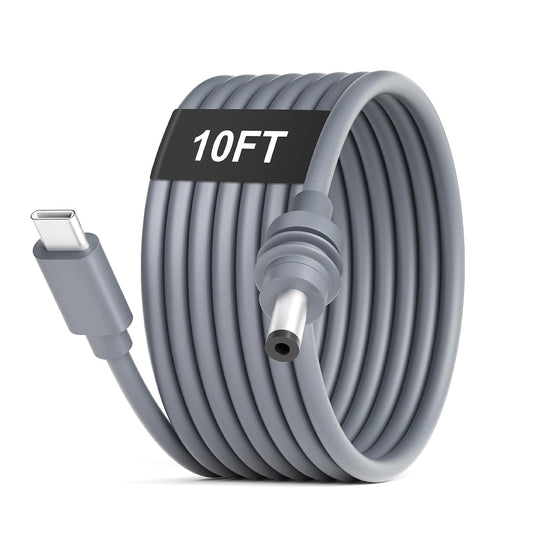 10FT 100W 20V 5A 100W+ 18AWG 3M Starlink Mini Cable Starlink Mini USB C to DC Power Cable Cord Input USB Type C to DC