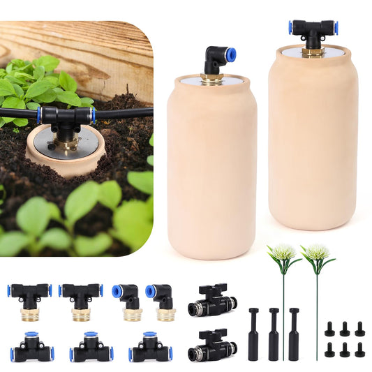 2pcs 3.5x3.5x7in Olla Watering System 30oz Plant Watering Globes Ollas Plant Watering Device Easy Self Watering Planter for Your Garden Classic Vacation Plant Watering Devices