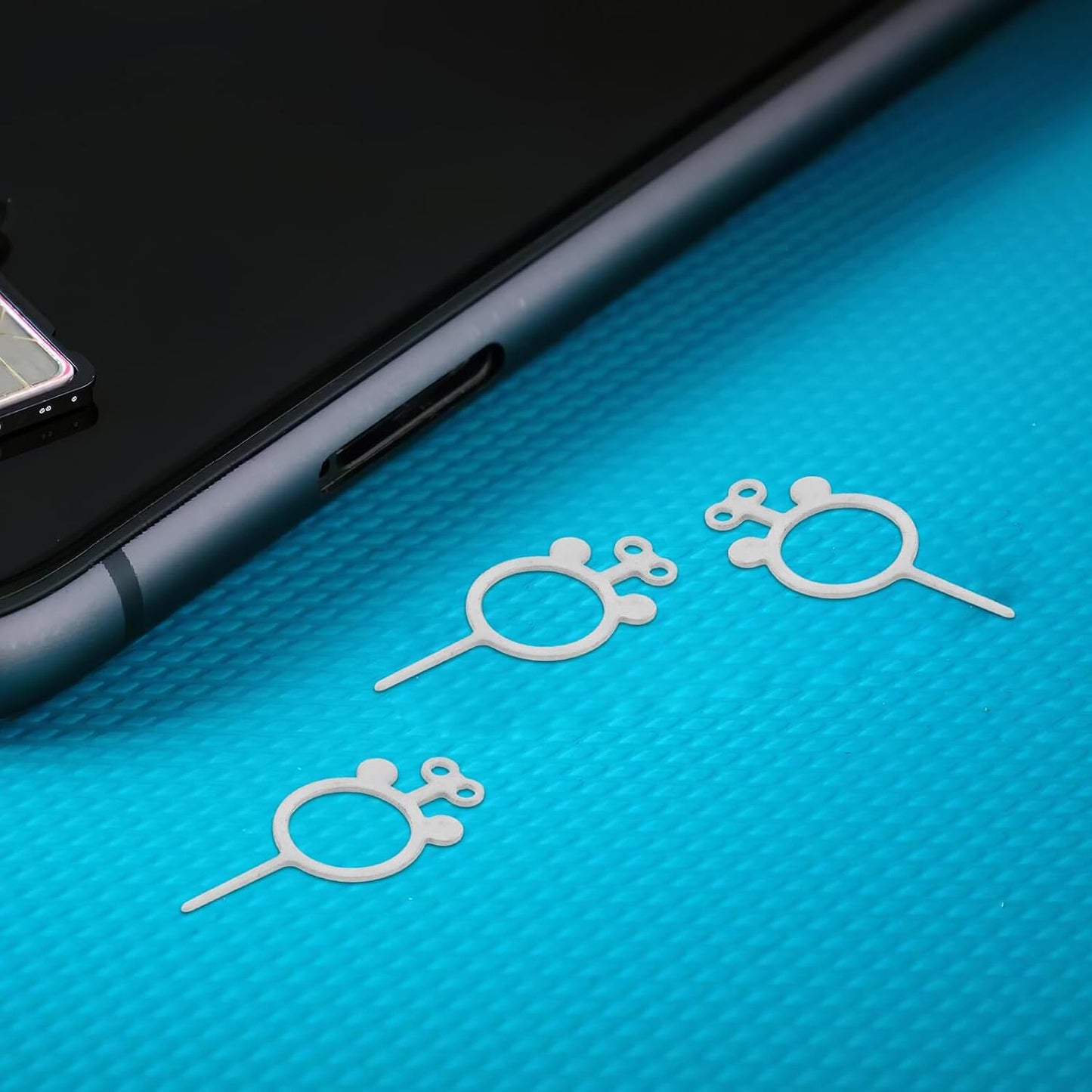400pcs Set GALPADA Sim Card Ejector Pin and Tray Removal Tool for Smartphones and Tablets, Metal Phone Sim Card