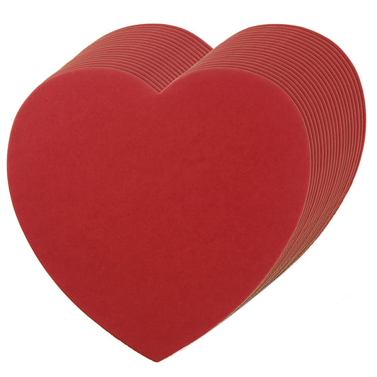150 Pcs Large Heart Paper Cutouts, Red Heart Shapes Paper Cut Out, Valentines Hearts, Heart Cardstock Cutout for Valentine’s Day Crafts Bulletin Board Wall Classroom Decoration