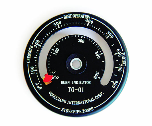 Vogelzang TG-01 Temperature Gauge with Magnet , black