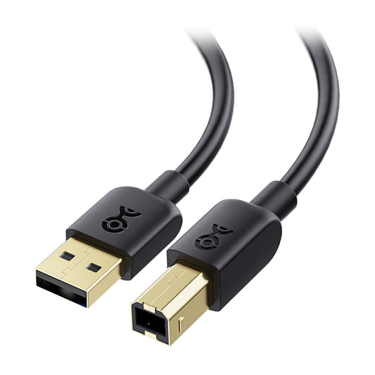 10ft, Cable Matters USB Printer Cable - USB A to B Cable, Compatible with Printer, External Hard Drive, Audio