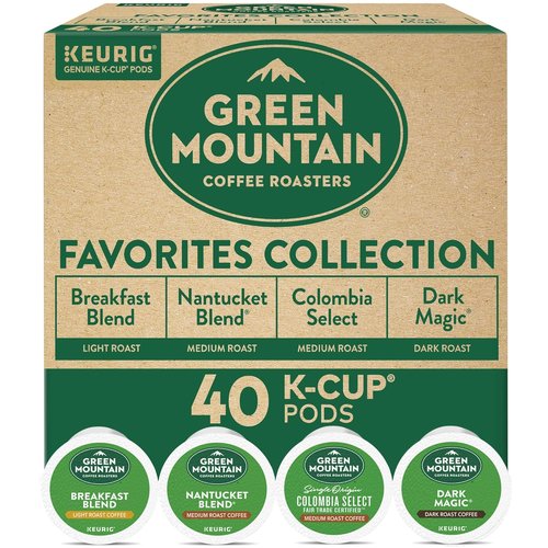 Green Mountain Coffee Roasters® Favorites Collection - Premium Coffee Variety Pack | 12 Count