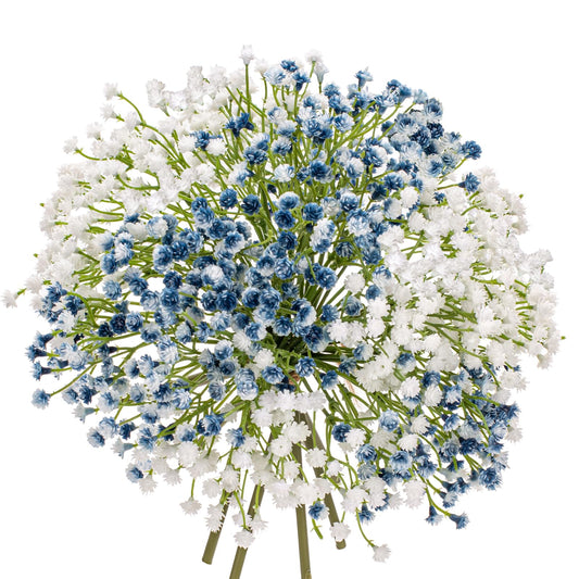 Baby's Breath Artificial Flowers Bulk 10 Pack (30pcs) Faux Baby Breath Plastic Flower Fake Gypsophila Flower Arrangement for Crafts Fake Flowers Bouquet for Wedding Centerpieces Mix Baby Breath
