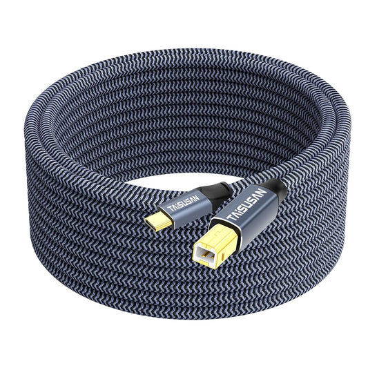 10ft USB C to USB B Printer Cable - Versatile Connectivity