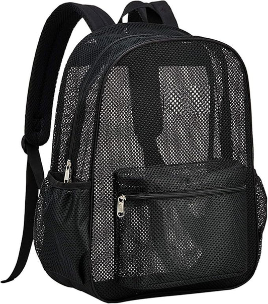 Oraben Duty Mesh Backpacks for Adults,See Through Backpack for Swimming Work Outdoor, Diving Backpack Carry Portable Oxygen Concentrators