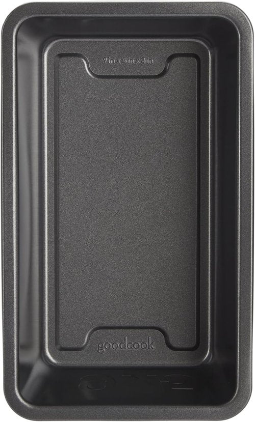 GoodCook PRO Loaf Pan - Nonstick Carbon Steel Bakeware | Easy-Clean, Oven & Dishwasher Safe, 9 x 5-Inch, Gray