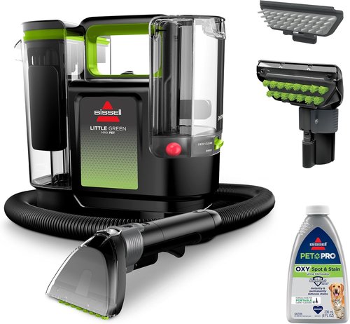 BISSELL® Little Green® Max Pet SmartMix Portable Carpet Cleaner - Deep Clean with Self-Cleaning Tool | 38572