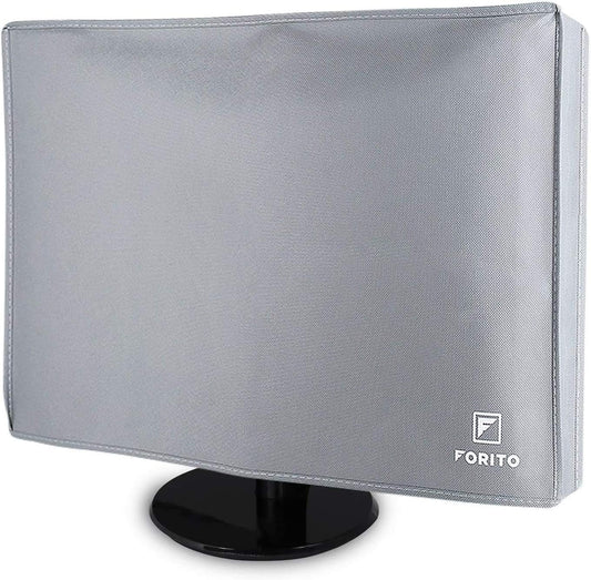 23" 24" 25" 23" 24" 25" 24W 18H 3D)-Gray Univesal Monitor Dust Cover Scratch Resistance Nonwoven Full Body Sleeve