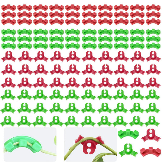 120Pcs Plant Training Clips, Lst Clips for Low Stress Training Plant Stem Support, 90 Degree Angle Plant Clips， Plant Climbing Wall Clips for Plant Gardening Trellis Growth