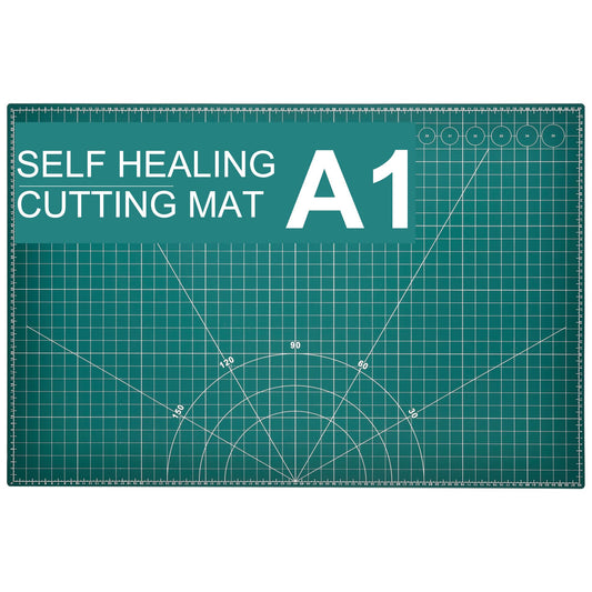Prime Vinyl Cutting Mat, 23" x 35" Large Self Healing Sewing Mat, 5-Ply Heavy Cut Board, Rotary Cutting Mat for Crafts, Sewing Supplies and Quilting Tools.