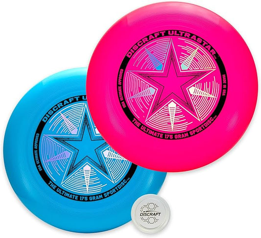Discraft Ultrastar Ultimate Discs 1 & 2 Packs, Standard Size, for Competitive & Casual Play
