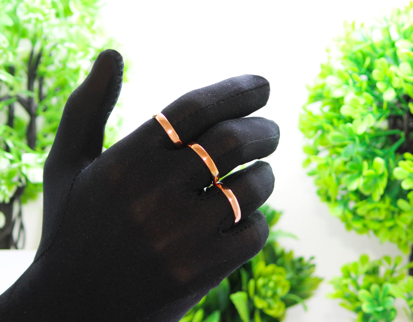Krishnaa Jewels Pure Copper Handmade Classic Band Ring Ethnic Gift Jewelry for Men and Women (11)