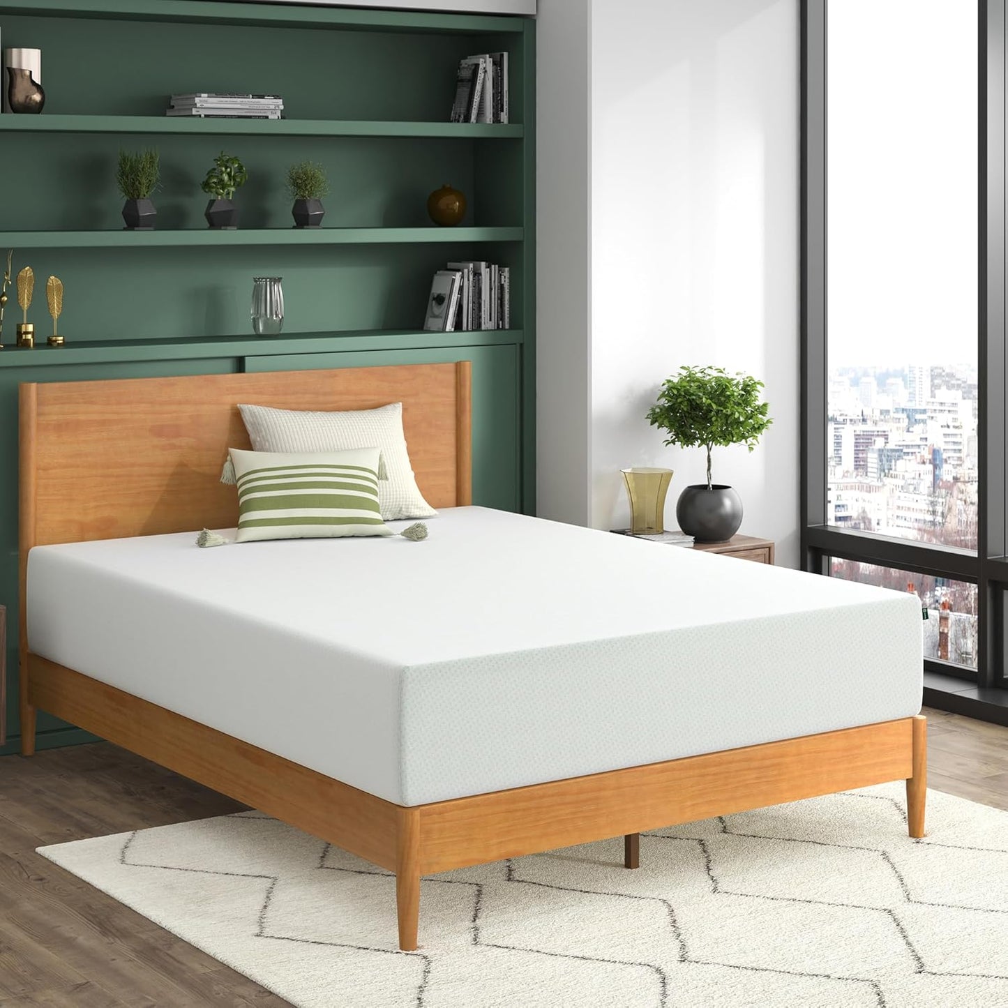 ZINUS Memory Foam Mattress - 12 Inch Green Tea Infused | California King Size Comfort