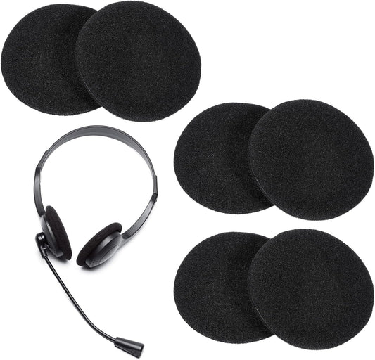 Zyghjort 6 50mm/2" Headsets H251 H251n H261n H351 H361 PCS Headphone Earpads, Ear Cushions Ultra Soft Foam Cover
