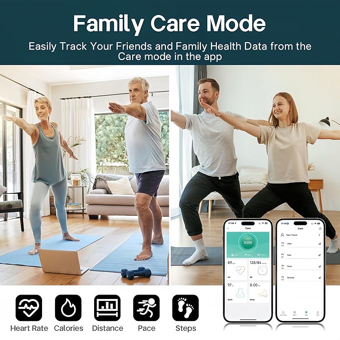 Smart Rings for Women Men,Fitness Tracker Ring,Heart Rate,Blood Oxygen,Blood Pressure,Step Tracker,Sleep Monitoring,No Subscription Fee,IP68 Waterproof Smart Ring for iphone&Android(Silver 11)