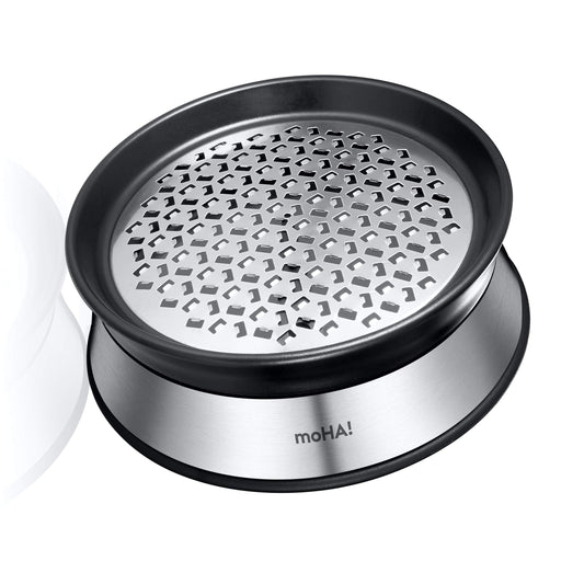 MOHA Rotating Ginger Grater/Zester, Stainless Steel