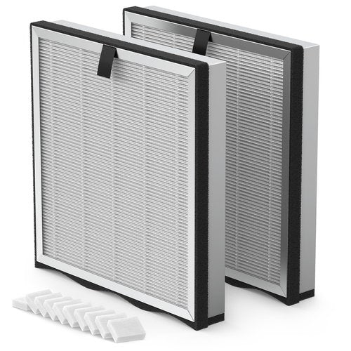 FMDZFL JF239 Replacement Filter Compatible with JF239/JF268 Air Purifier, 3-in-1 HEPA 13 Filtration System, 2 Pack(2 Filters & 10 Aroma Pads)