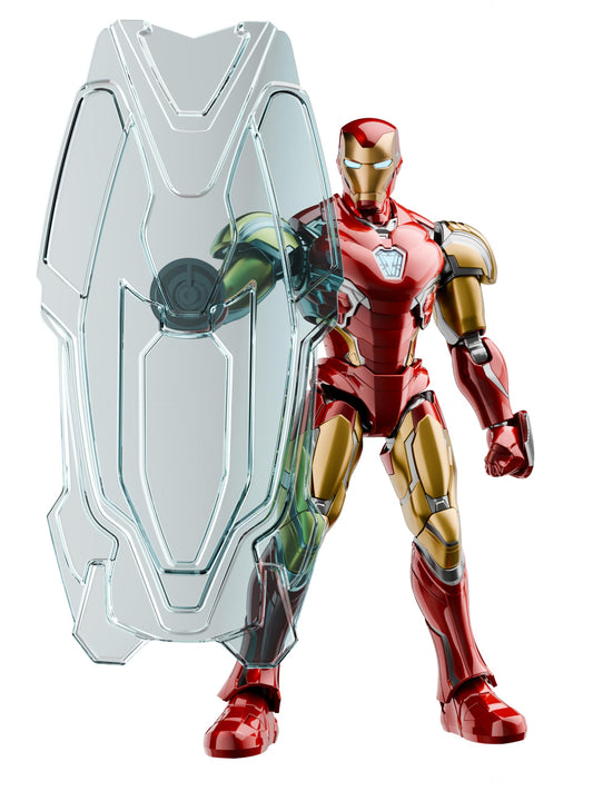BLOKEES Model Kits Champion Class Marvel Infinity Saga Iron Man Mark LXXXV EX - Model Kit - Assembly Required - No Tools - No Paint - No Glue - No Cutting - Age 14+