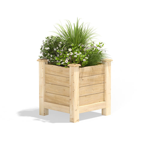 Greenes Fence Premium Cedar Elevated Planter, 16" x 16" x 21" (3/4" Thick) - Made in USA with North American Cedar