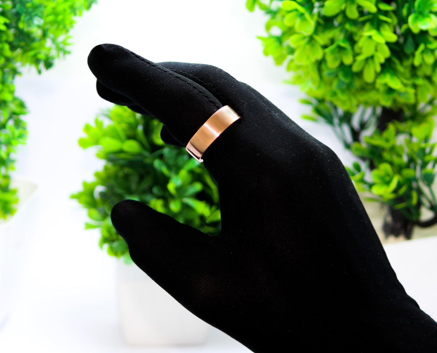 Krishnaa Jewels Pure Copper Handcraftede Natural Healing 2mm Heavy Thick Ring Ethnic Jewelry for Men and Women (10)
